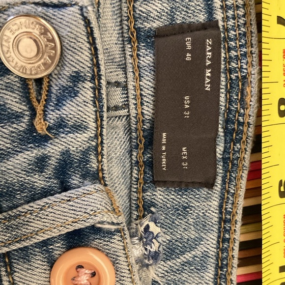 Zara Upcycled Patched Destroyed denim, jeans, - Picture 15 of 15